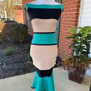 Beautiful bandage dress mid length